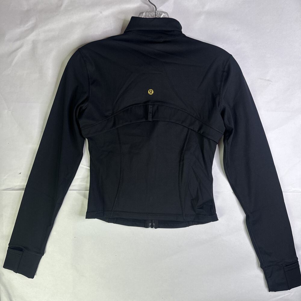 Lululemon Define Jacket Nulu Black and Gold Zippers Size 6 New With Tags - Picture 12 of 16